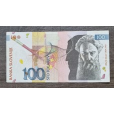 ESLOVENIA 2003 BILLETE DE 100 TOLARJEV EN BUEN ESTADO